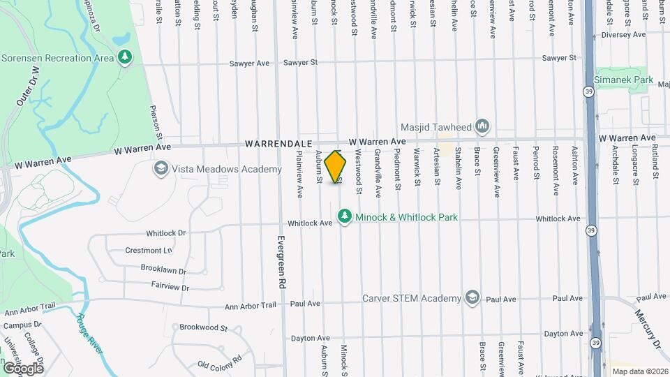 6811 Minock St Mapa y Detalles de la Ubicación