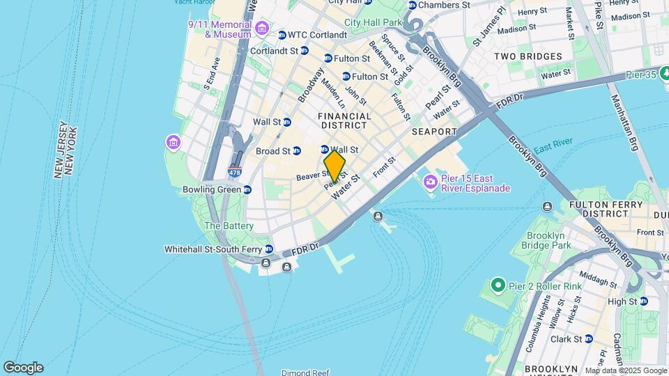 10 Hanover Square Mapa y Detalles de la Ubicación