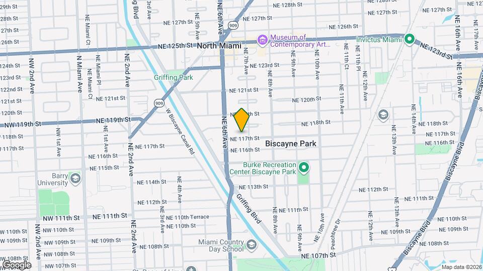 665 NE 117th St Map and Location Details
