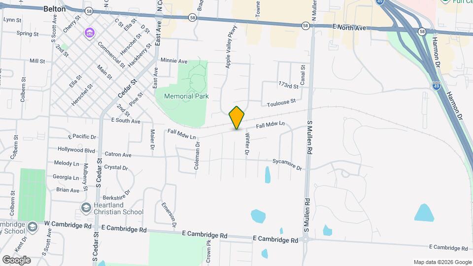 901 Fall Mdw Ln Map and Location Details