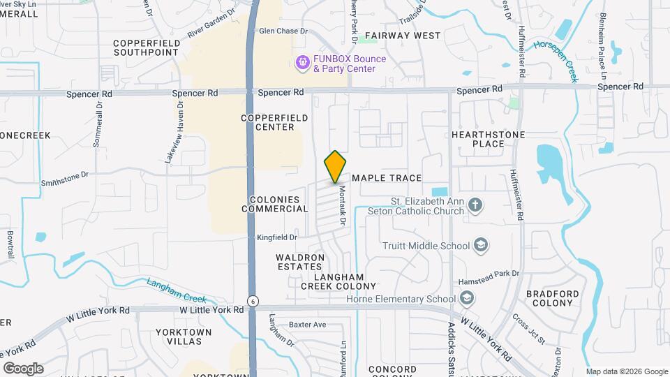 15327 Falmouth Ave Map and Location Details