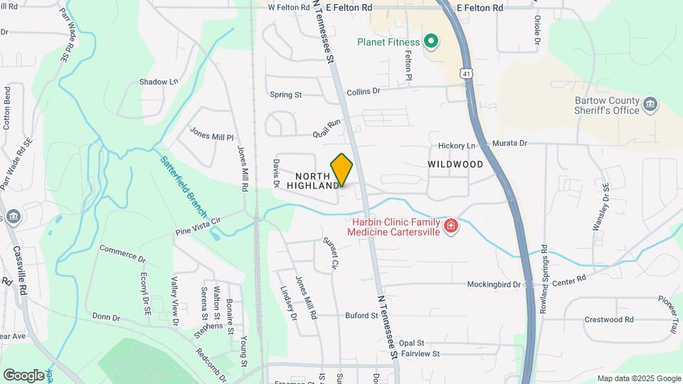 8 Highland Ln Map and Location Details