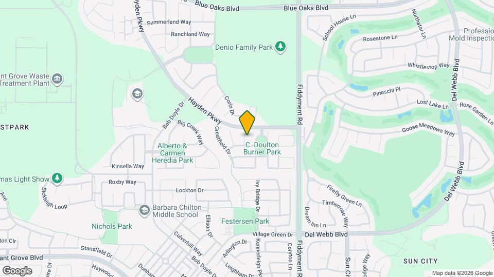 208 Blue Pine Ct Map and Location Details