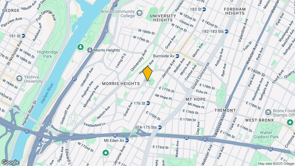 43 W 177th St, Unit 1 Map and Location Details