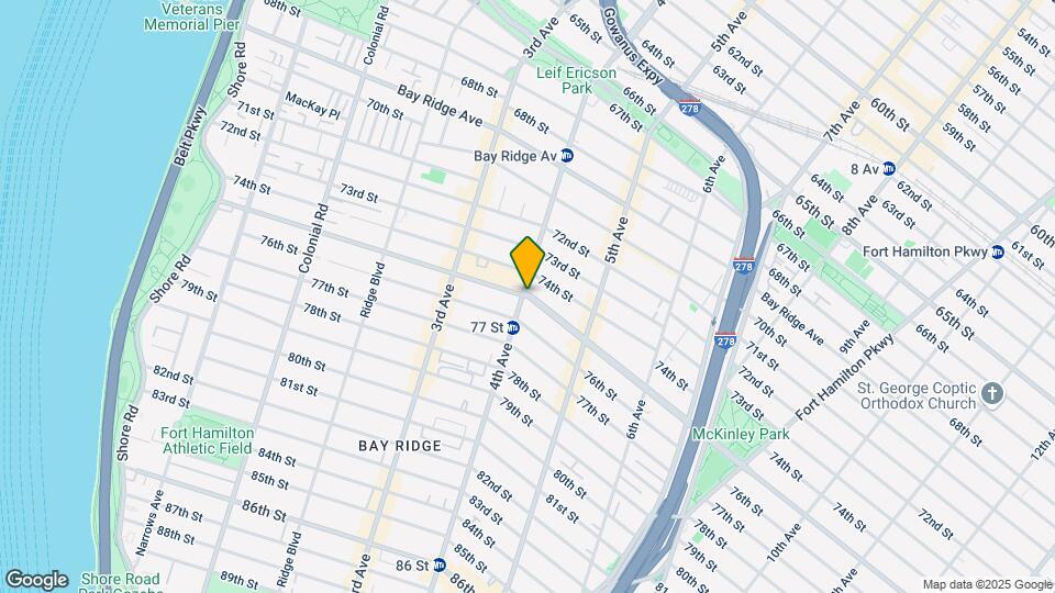 402 Bay Ridge Pkwy Map and Location Details