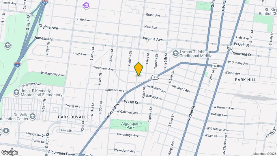 1417 S 28th St Map and Location Details