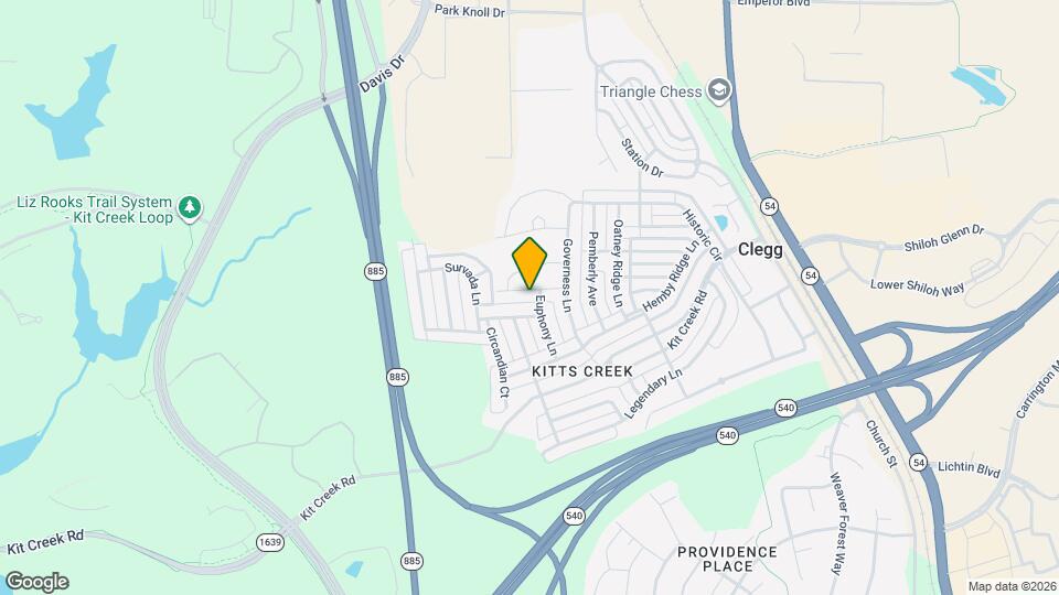 1105 Artis Town Ln Map and Location Details