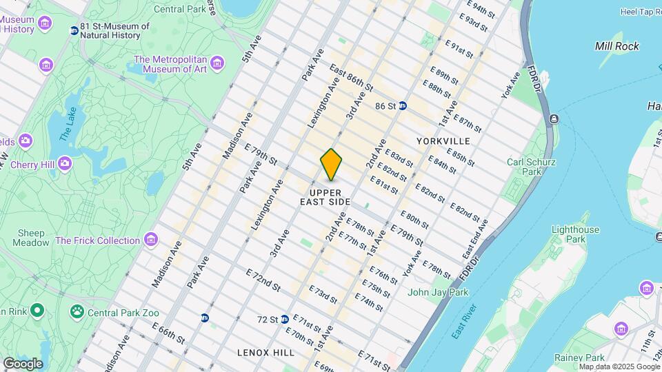 215 E 79th St Map and Location Details