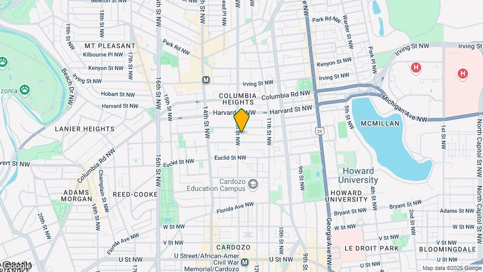 2717 13th St NW Map and Location Details