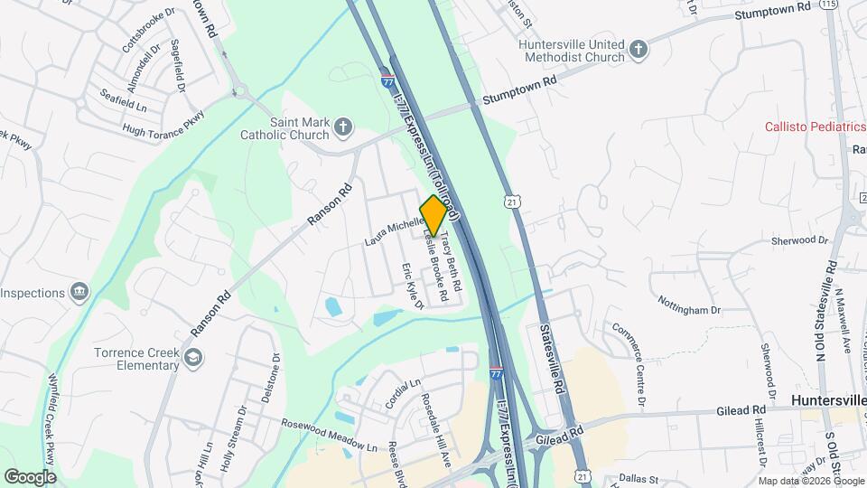 15250 Leslie Brooke Rd Map and Location Details