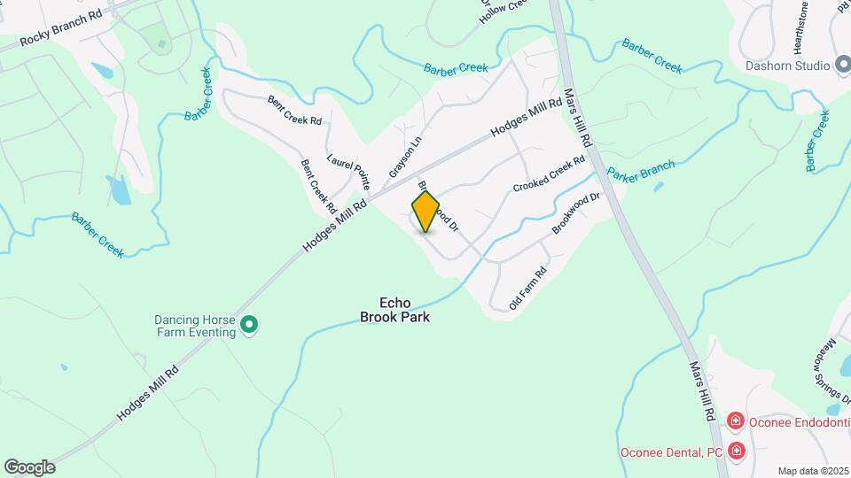 1321 Crooked Creek Rd Map and Location Details