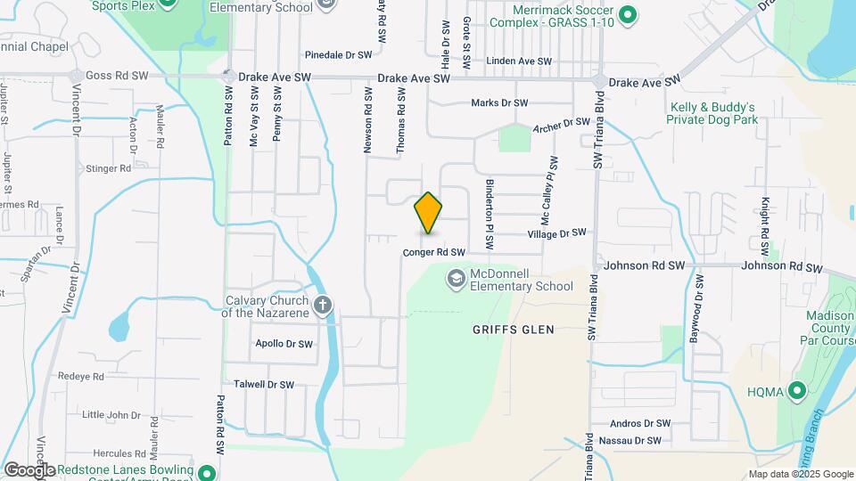 3419 Grassfort Dr SW Map and Location Details