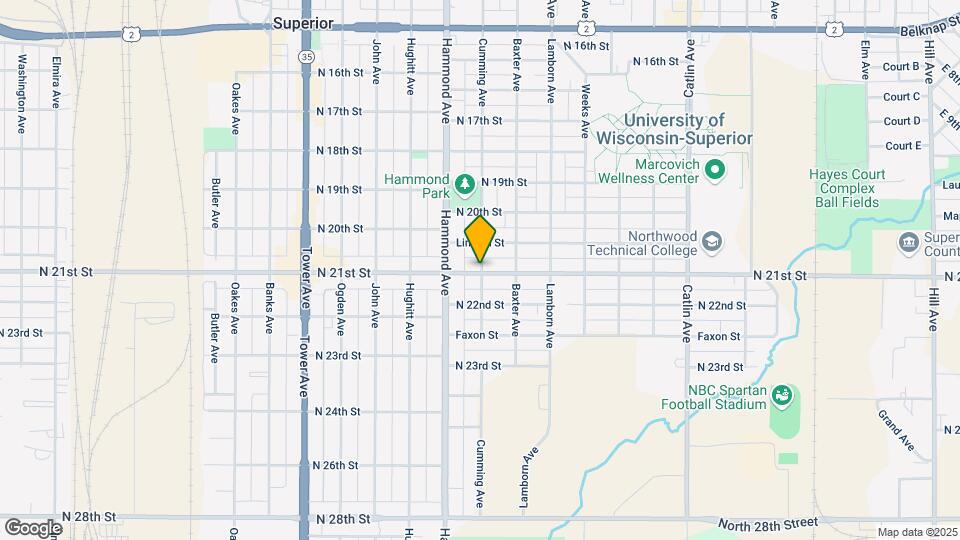 1315 N 21st St Map and Location Details
