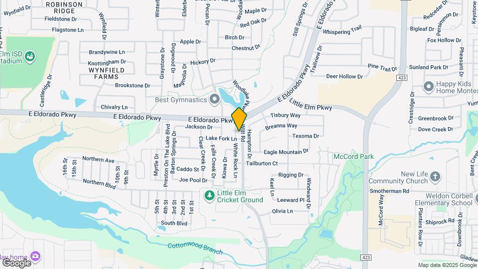 2117 White Rock Ln Map and Location Details