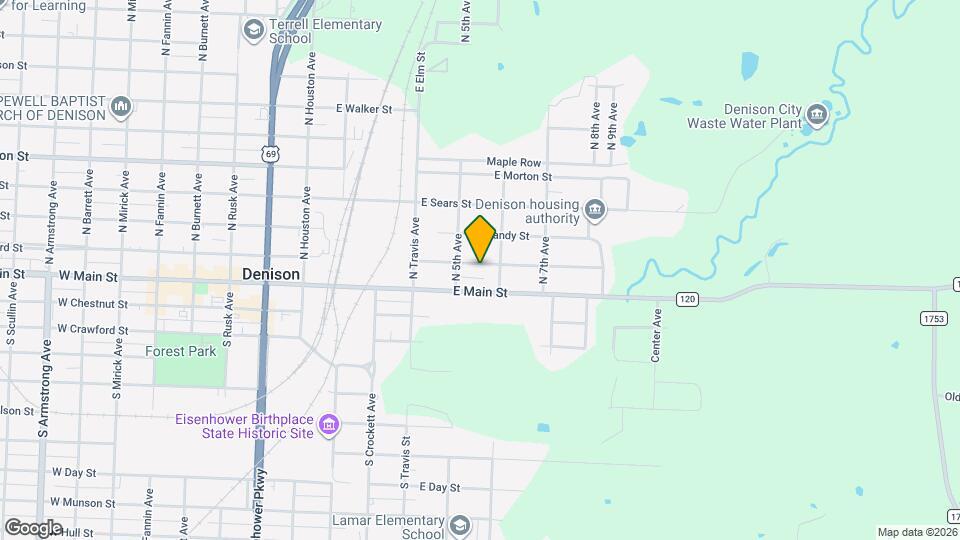 522 E Woodard St Map and Location Details