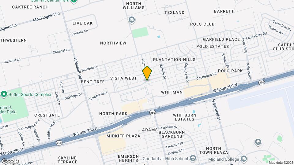 4801 Whitman Dr Map and Location Details