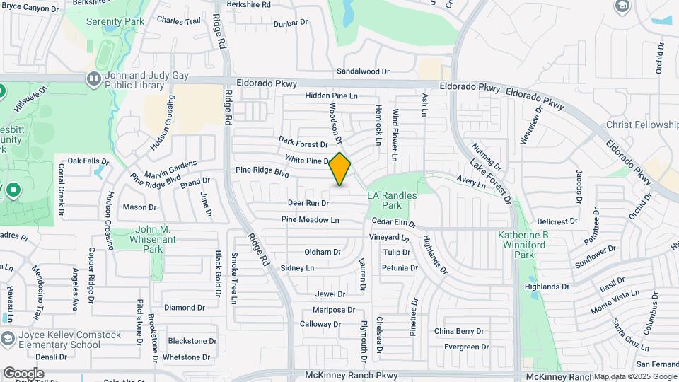 5913 Big Pine Dr Map and Location Details