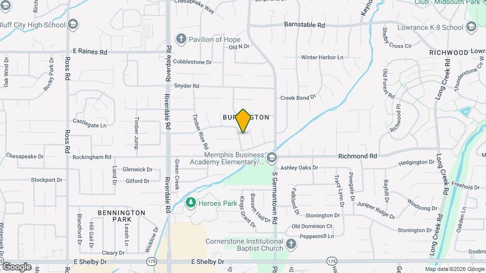 7132 Shadow Oaks Dr Map and Location Details