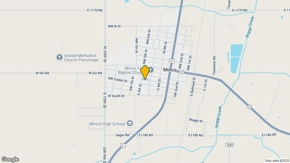 508 SW Caddo St Map and Location Details