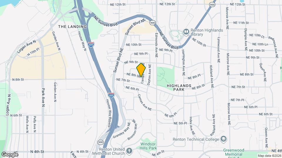 757 Camas Ave NE, Unit 757 Map and Location Details