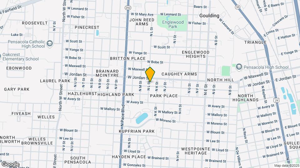 1670 Hernandez St Map and Location Details