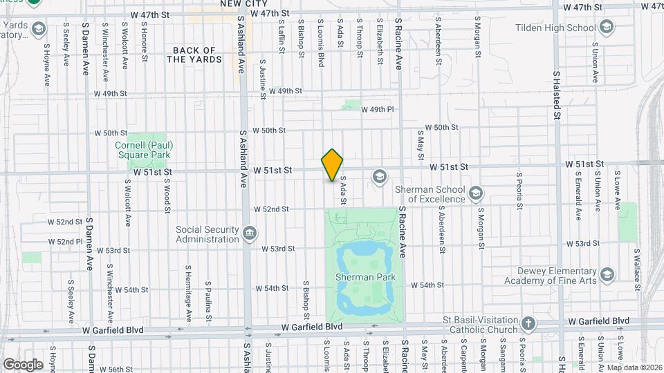 5121 S Loomis Blvd Map and Location Details