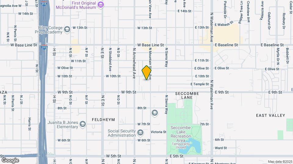 962 N Mountain View Ave Map and Location Details