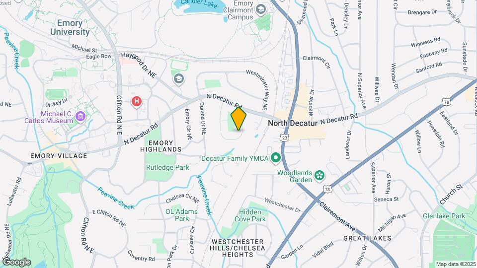 417 Princeton Way NE Mapa y Detalles de la Ubicación