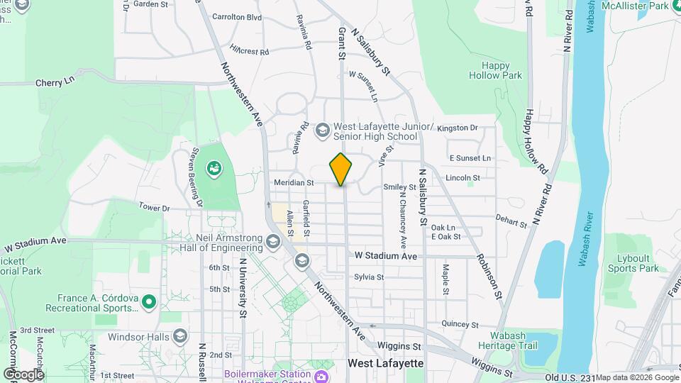 815 Grant St Map and Location Details