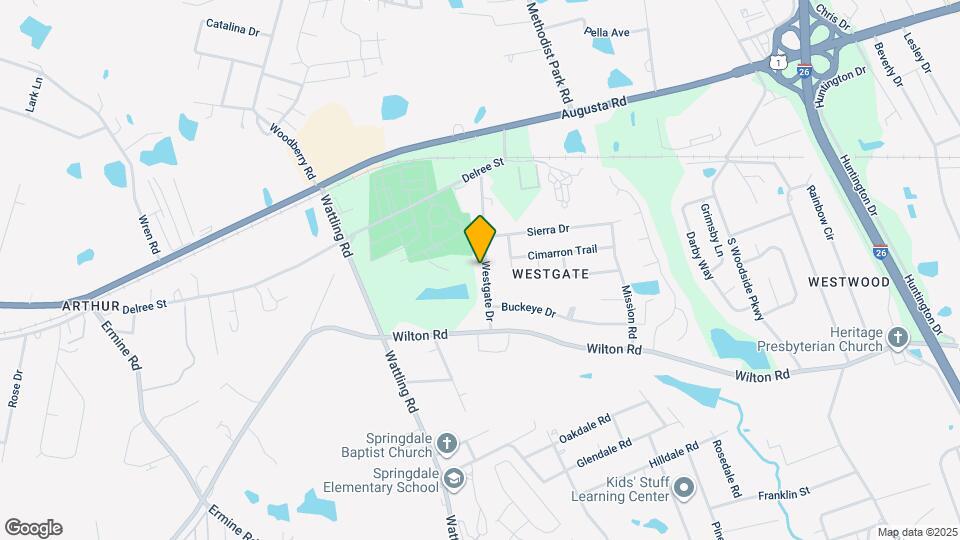 322 Westgate Dr Map and Location Details