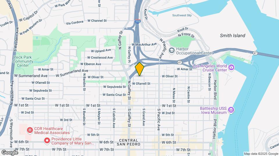 627 W. Oliver St. Mapa y Detalles de la Ubicación