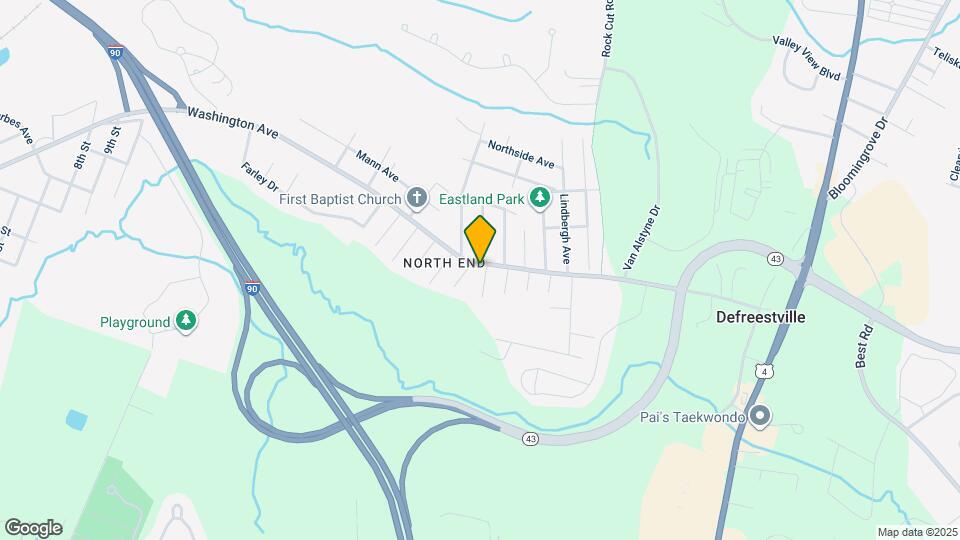 1204 Washington Ave Map and Location Details