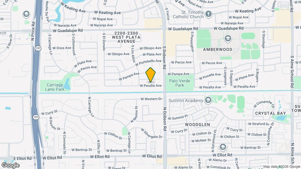 2060 W Peralta Ave Map and Location Details
