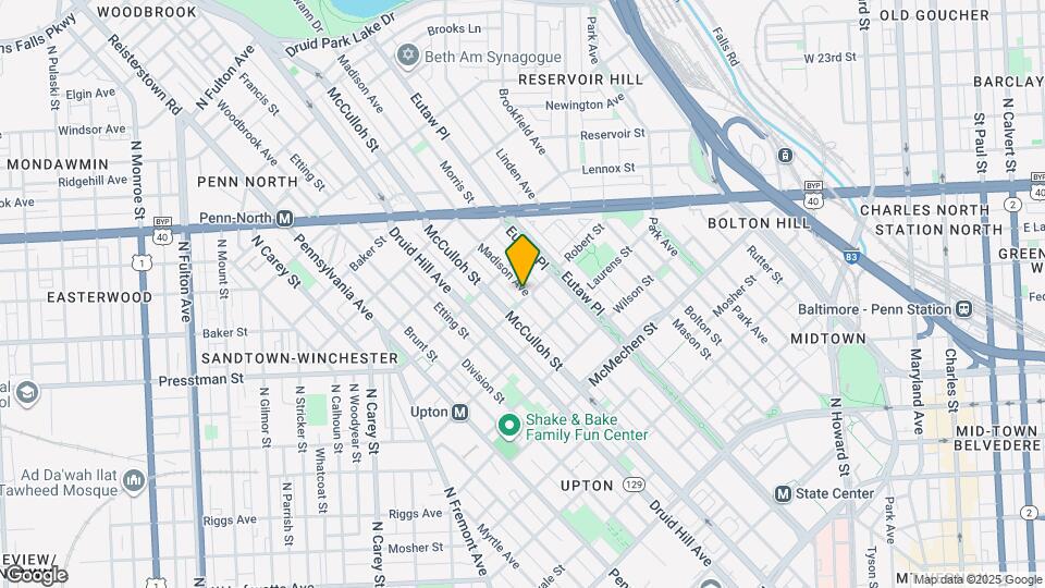 1900 Madison Ave Map and Location Details