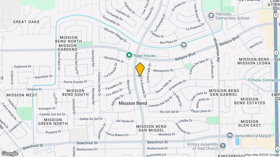 7206 La Granada Dr Map and Location Details