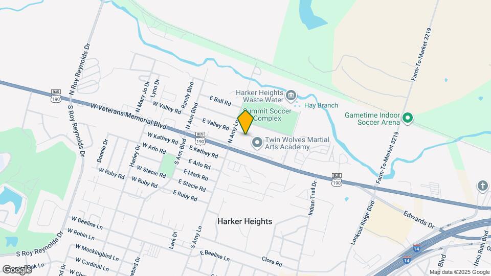 208 E Valley Rd Map and Location Details