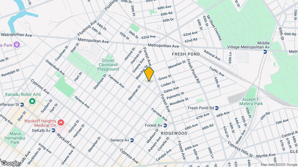2115F Grove St Mapa y Detalles de la Ubicación