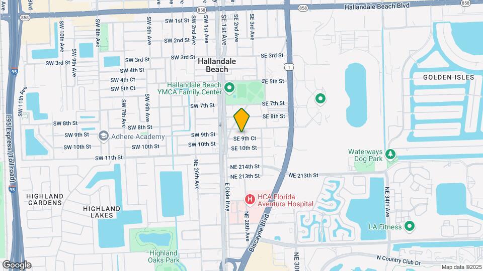 125 SE 9th Ct Map and Location Details