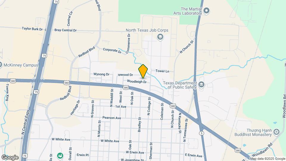 808 Woodleigh Dr Map and Location Details