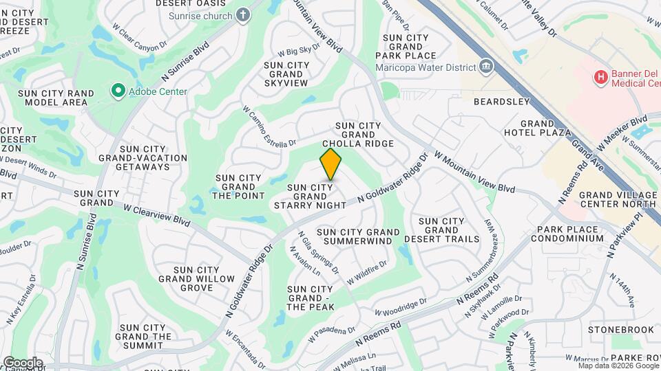 15271 W Pantano Dr, Unit ID1385585P Map and Location Details