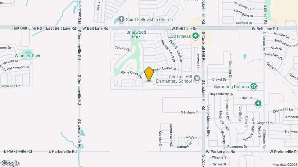 1543 Bramble Creek Cir Map and Location Details