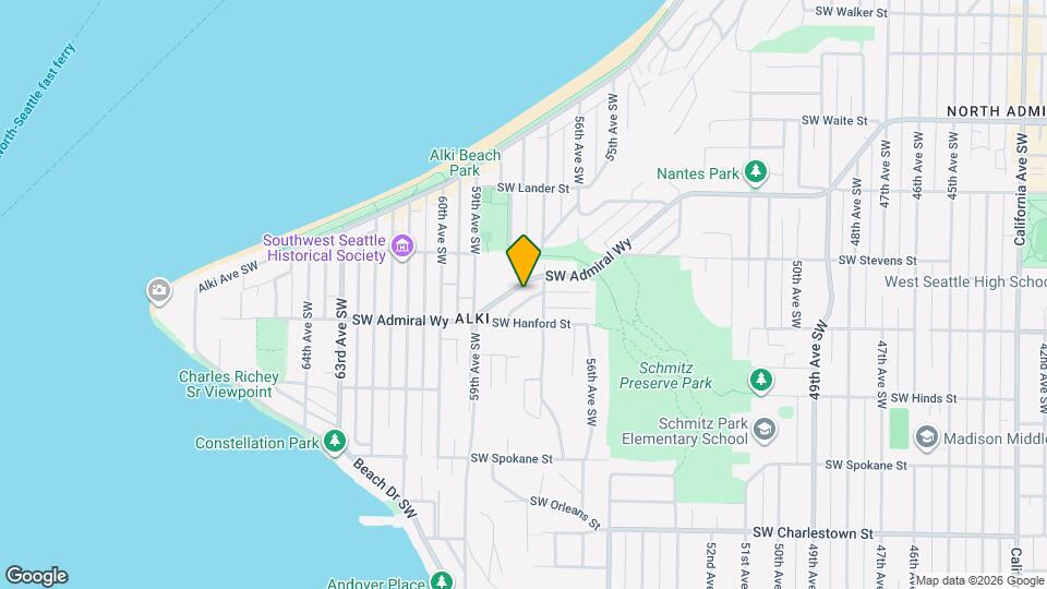 5714 SW Winthrop St, Unit A Map and Location Details