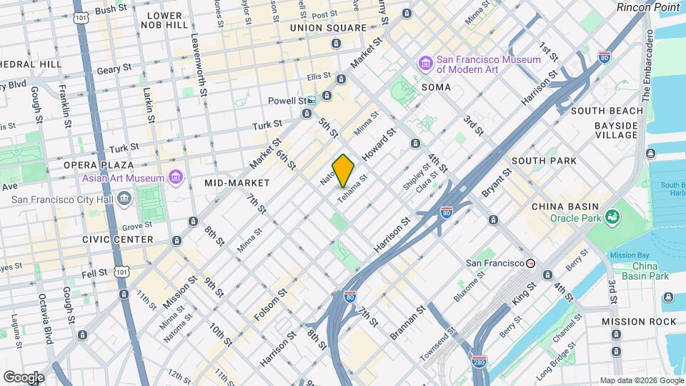 468 Tehama St Map and Location Details