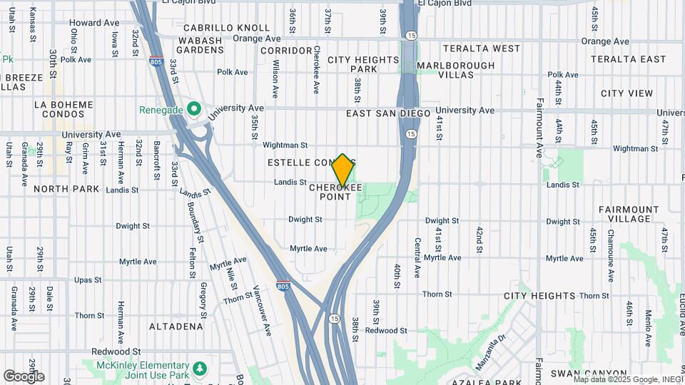3679 37th St Map and Location Details
