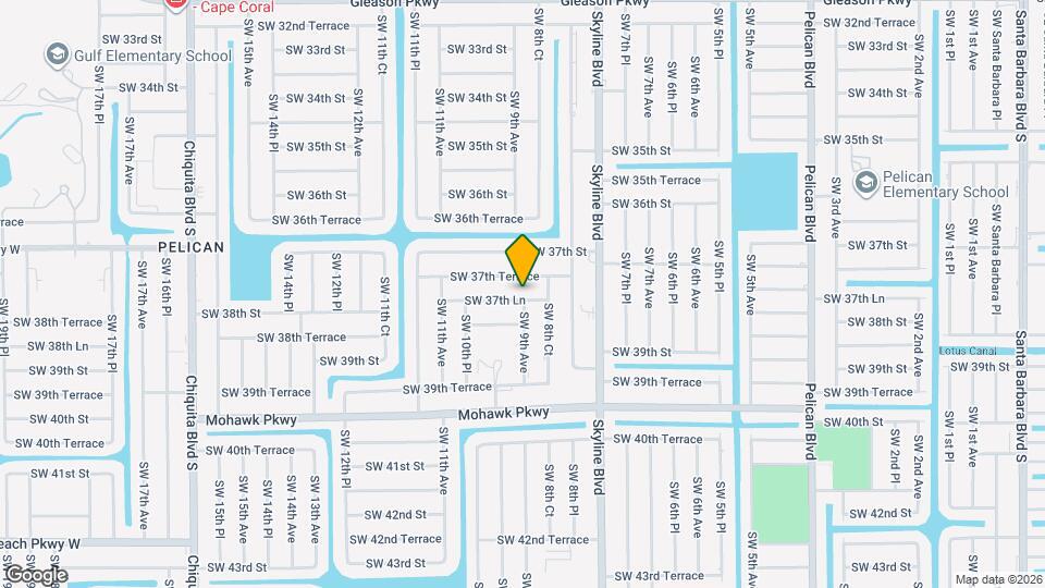 845 SW 37th Ln Map and Location Details