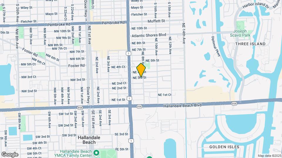 718-722 NE 3rd St Map and Location Details