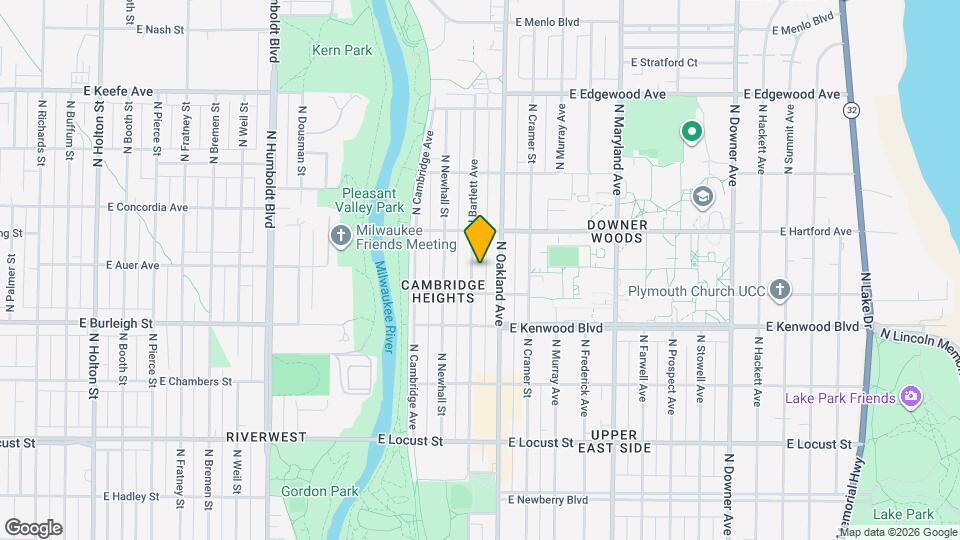 3232 N Bartlett Ave Map and Location Details