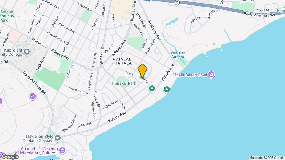 4694 Kolohala St Map and Location Details