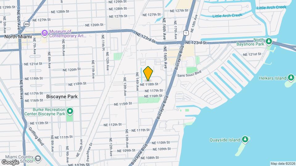 1465 NE 118th St Mapa y Detalles de la Ubicación