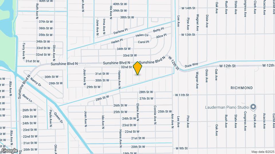 2911 Elaine Ave N Map and Location Details